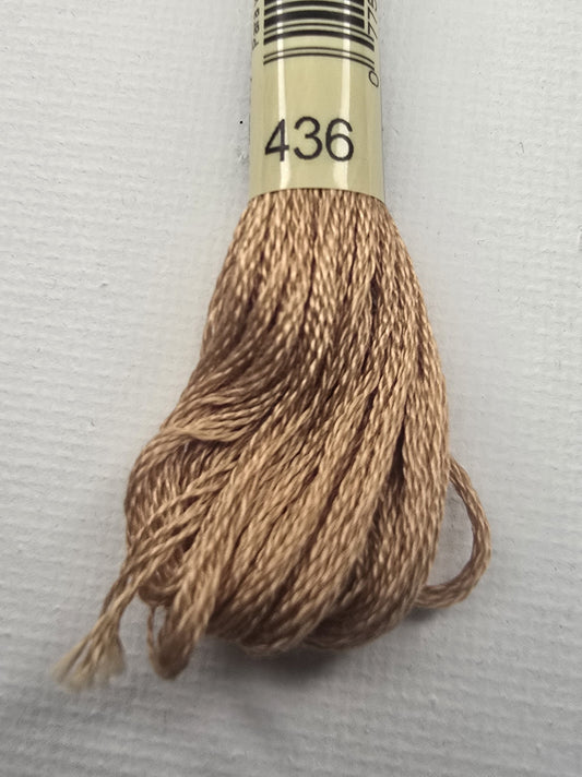 DMC Six-Strand Embroidery Floss – 436