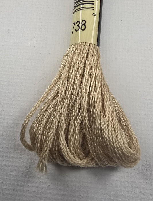 DMC Six-Strand Embroidery Floss – 738